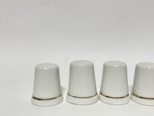 Set of 6 Porcelain Thimbles, Toledo Ohio Proud Souvenirs - Picture 9 of 10
