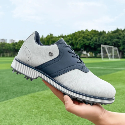 Spikes Golf Flache Schuhe Herren Wasserdicht Golf Turnschuhe Outdoor Wandern Schuhe - Bild 16 von 28
