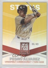 2015 Panini Elite Status Gold 6/49 Pedro Alvarez #181 0f6