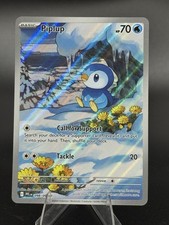 Piplup - 098/094 - Phantasmal Flames - Illustration Rare - NM - Pokemon TCG