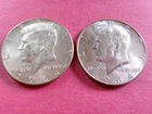 2 - 1964 Kennedy 90% Silver Half Dollars (EF-AU)