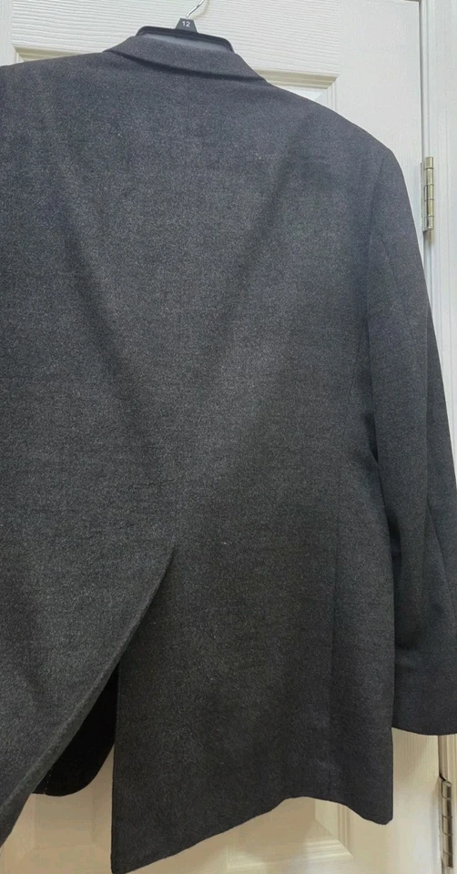 Blazer/chaqueta de abrigo deportivo gris cachemir Nautica para hombre, 42R - gris oscuro Foto 3 de 4