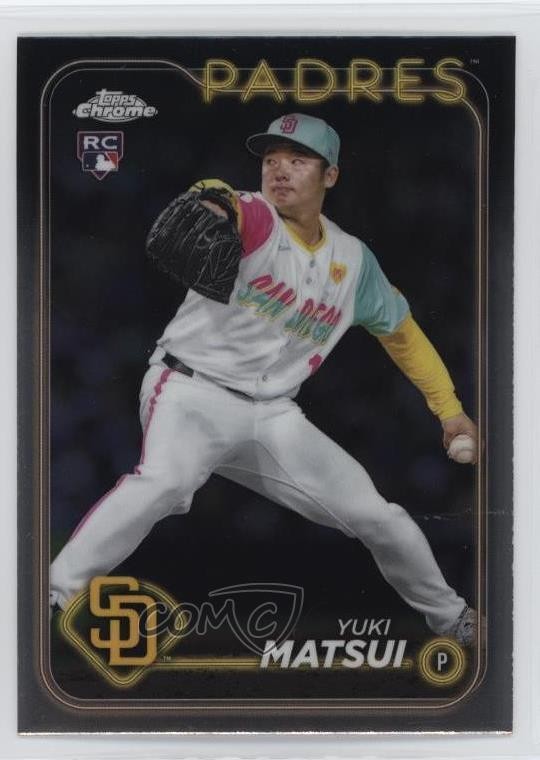 2024 Topps Chrome Update Yuki Matsui #USC187 Rookie RC 1ab6
