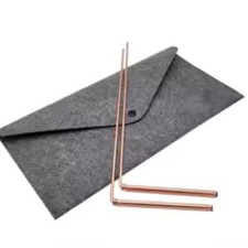 99.9 Copper Dowsing Rod- 2PCS Divining Rods with Bag - Detect Gold, Water, Ghos