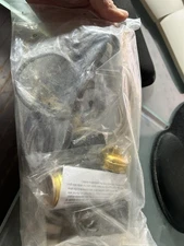 TABLE LAMP WIRING KIT SOCKET, 6" HARP, BROWN CORD SET night light parts kit