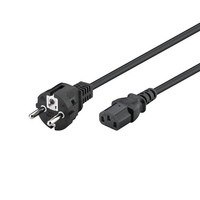 Goobay 50098 2M KaltgeräTekabel C13 Netzstecker Monitor Stromkabel Schwarz