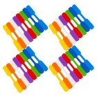 56 Pcs Writable Cable Wraps Nylon Hook And Cord Labels for Efficient Management