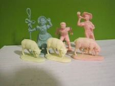 MARX DISNEY FAIRY TALE BO PEEP JACK BE NIMBLE BOY BLUE 60MM PLASTIC TOY SOLDIER