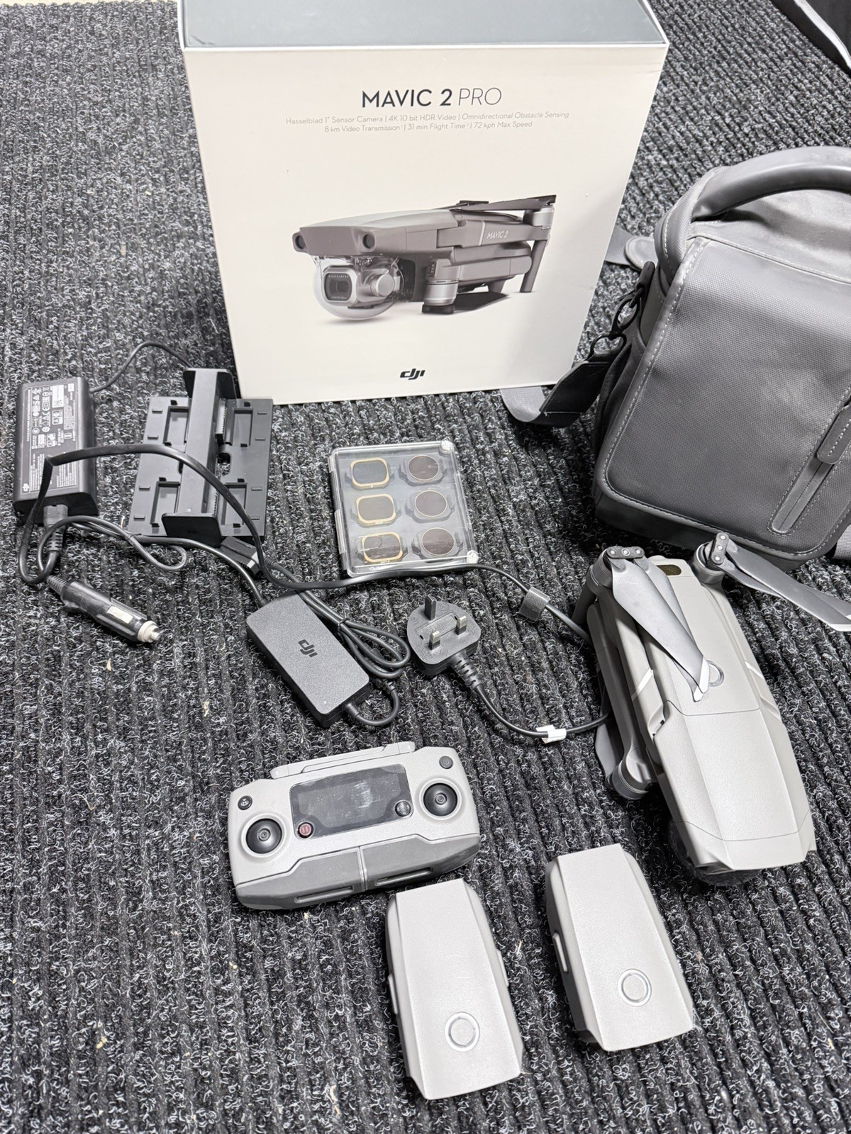 DJI Mavic 2 Pro Drone Bundle – Hasselblad Camera – 3 Batteries + Accessories