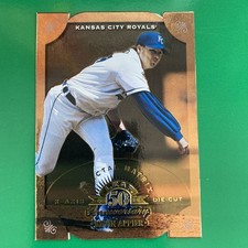Kevin Appier 1998 Leaf Fractal Matrix Die-Cut X-Axis Card #49