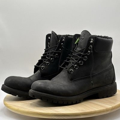 Timberland Premium 6'' WP Warm-Lined Boots Black Men SZ 9.5 NWB Defects