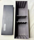 Nintendo NES 10 Cartridge Storage Case Organizer Lid Black Grey Vintage Licensed