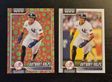 Anthony Volpe - 2026 Topps holiday Pink Green Polka Dots / Base