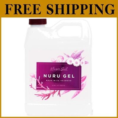 Nuru Massage Gel 33.8 fl oz - Non-Greasy, -Friendly