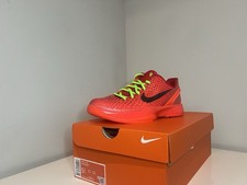 Nike Kobe 6 Protro Reverse Grinch Red - FV9676-600 - GS Size 5.5Y/7W - Ship Fast