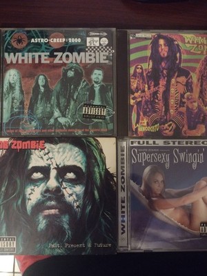 4 CD Lot WHITE ZOMBIE  ALL USED Good Condition