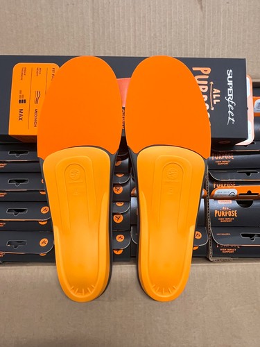 Superfeet Naranja Alto Impacto Soporte Zapato Inserciones Plantillas Talla G M 13.5-15 - Imagen 5 de 6