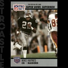 1990 Pro Set Super Bowl XXV Silver Anniversary - Mike Haynes #104