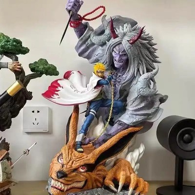 Naruto Minato Namikaze Yellow Flash PVC GK Figure Model Desktop Toy Gift