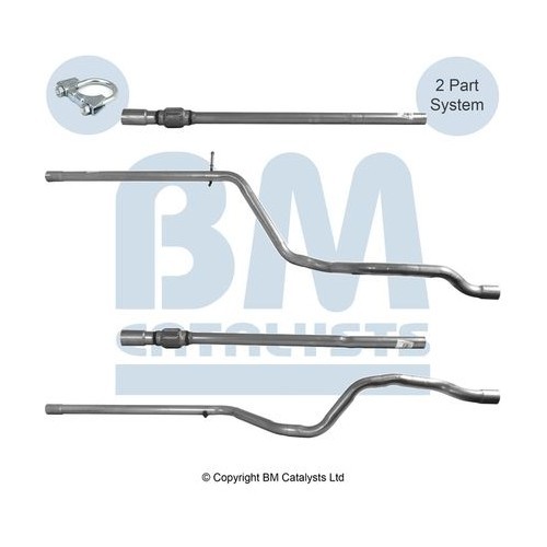 For FORD KA RU8 2008 to 2016 Exhaust Pipe