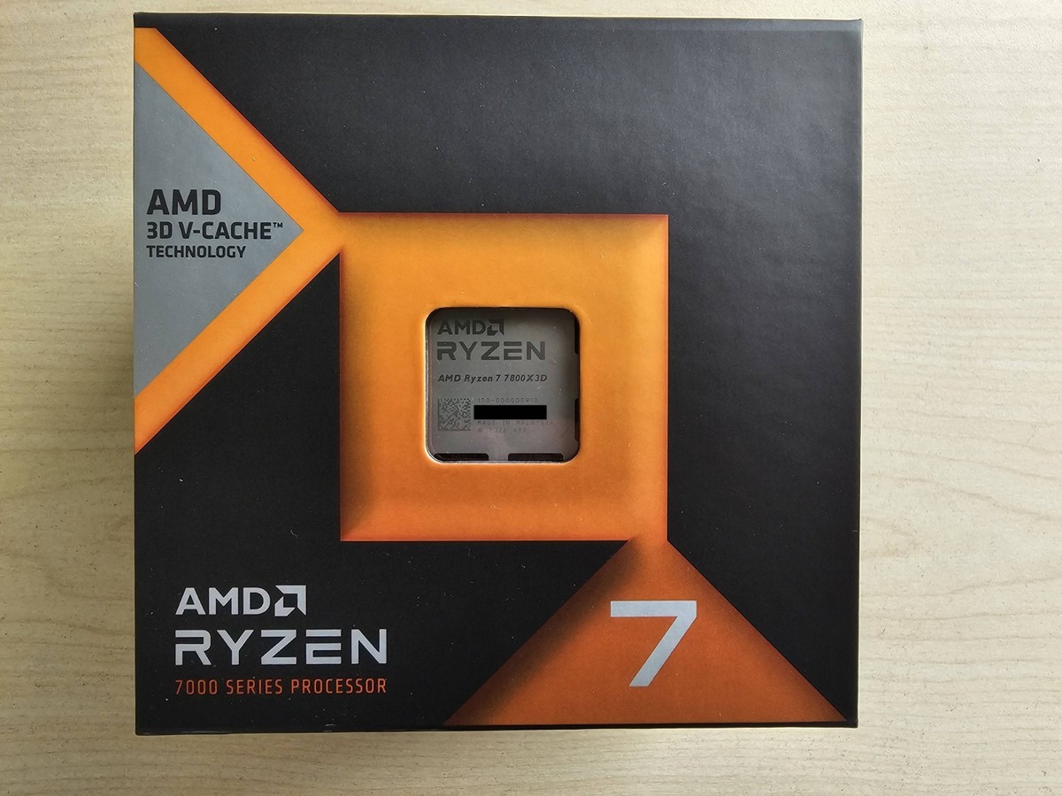 AMD Ryzen 7 7800X3D 8-Core 4.2 GHz - Socket AM5 - 100 AMD Ryzen 7 7800X3D 8-Core 4.2 GHz - Socket AM5 - 100