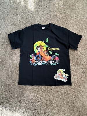 Black Supreme All Dogs Go To Heaven Tee Mens XL | eBay