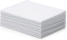 Stiff Felt Sheets, 8"x 12" Sheets for Crafts, 15Pcs White 