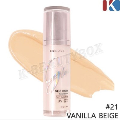 BELOVE Glow Skin Cover Foundation 50g #21 Vanilla Beige Storng Cover K-Cosmetics