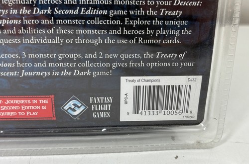 NEW DESCENT Journeys in the Dark 2nd Edition TREATY OF CHAMPIONS Set SEALED - Picture 7 of 7
