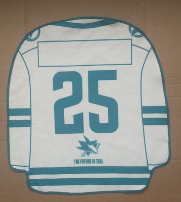 2025 San Jose Sharks Draft Party Customizable Rally Towel New 25 Future is Teal
