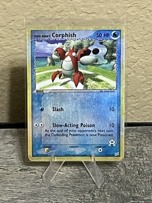 Team Aqua s Corphish Reverse Holo 51/95 Pokemon TCG Team Aqua Vs Team Magma MP