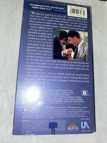 Rain Man (VHS) - Imagen 2 de 3
