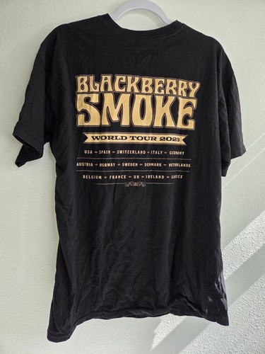Blackberry Smoke 2023 World Tour Large T-Shirt Official Concert Merch Rooster - Picture 3 of 5