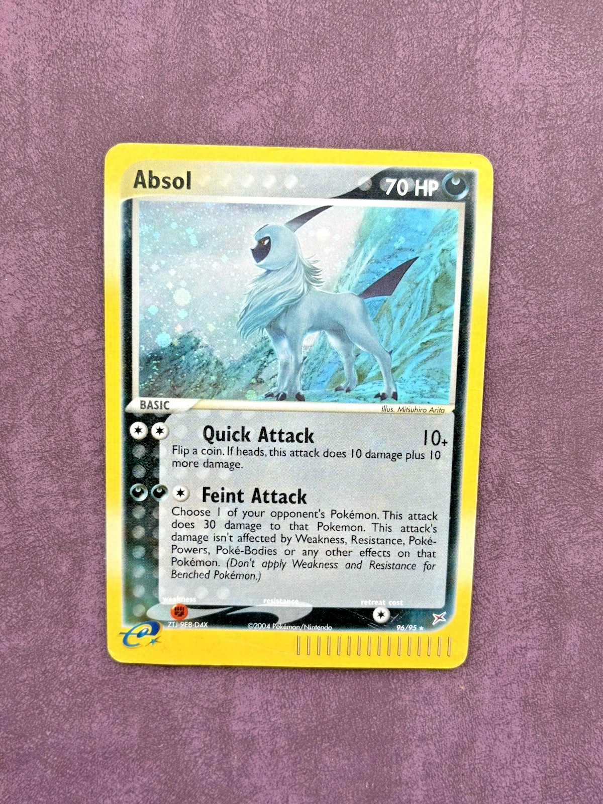 Absol 96/95 Team Magma vs Team Aqua Holo Secret Rare