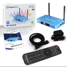 SuperBox S6 Max Smart Media Player Android 12 6K 4gb RAM 64gb