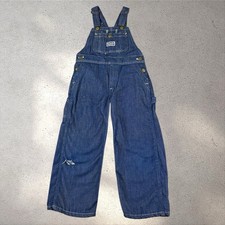 60s Vintage Big Smith Kids Denim Overalls 24x18 Sanforized Union Made