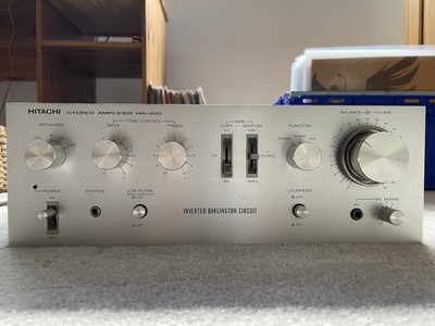 Hitachi HA-250 Vintage 1977 Stereo Amplifier Phono Input | eBay UK