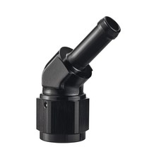 8AN Female To 3/8 Inch Barb Hose Fitting 45 Degree Swivel Connector Adapter