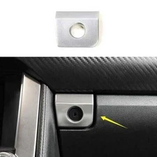 Steel Switch Cover Trim Co-pilot Storage Box For Ford Mustang 2015-2021 Silver