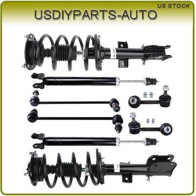 For Nissan Maxima 2009-2014 Front Rear Complete Struts Shock W/ Spring Sway Bar