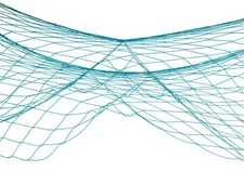 Fish Netting (turquoise) Party Accessory (1 count) (1/Pkg)