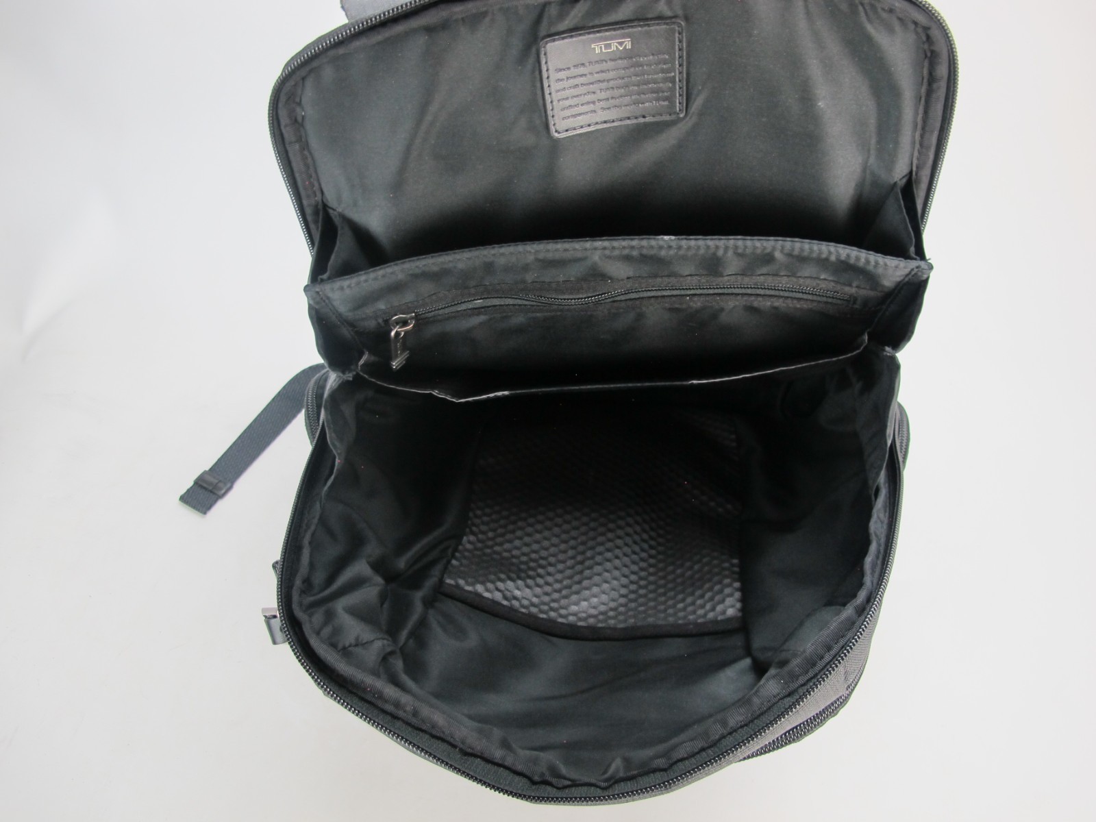 Tumi Alpha Bravo Knox Gray & Black Travel Backpack 22… - Gem