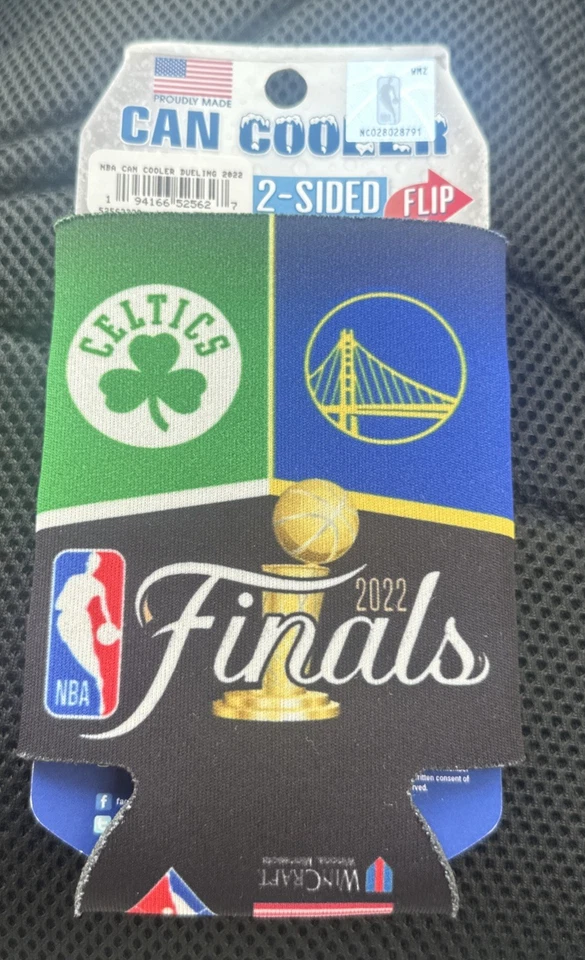 2 SIDED SOFT FOAM CAN COOZIE KOOZIE COOLER HOLDER NBA LICENSED - Image 2 of 2