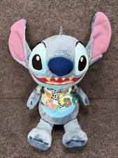 Disney Lilo  Stitch Plush STITCH Tropical Hawaiian Shirt 16" Stuffed Animal