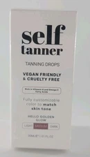 Self Tanner Tanning Drops "Medium" Vegan Friendly & Cruelty Free 30ml