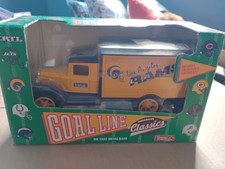 LOS ANGELES RAMS DIECAST METAL TRUCK BANK ERTL GOAL LINE CLASSICS 1993 NFL NEW