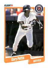 1990 Fleer #612b Gary Pettis