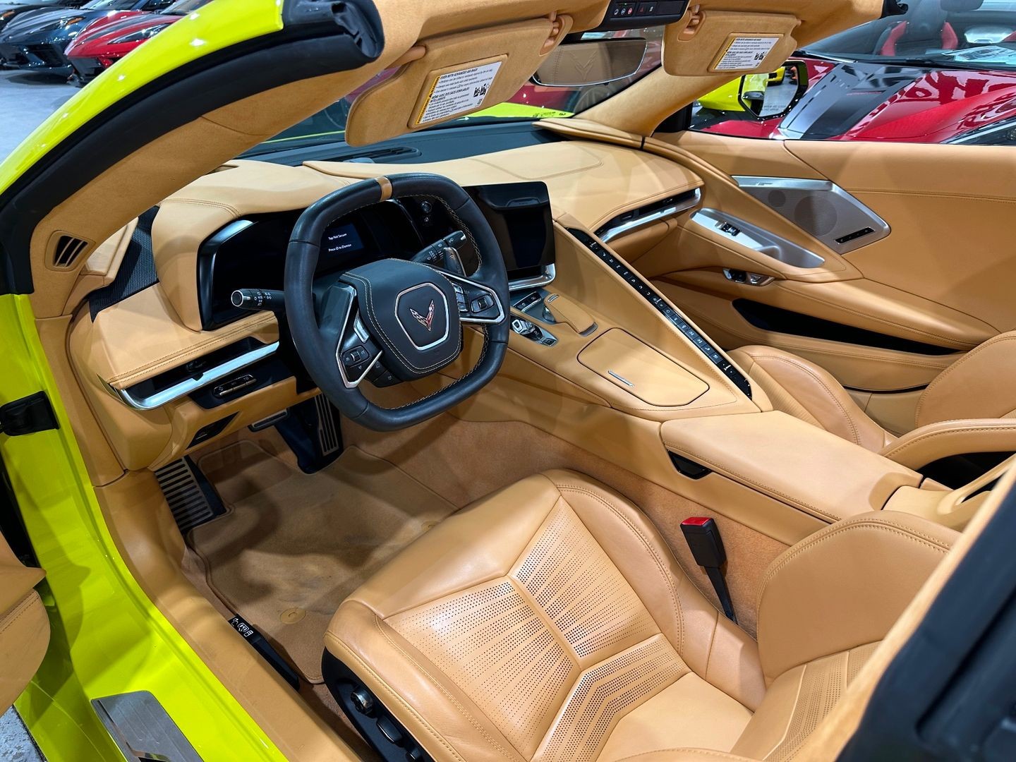 2023 [GD0] Accelerate Yellow Metallic Chevrolet Corvette   | C8 Corvette Photo 8