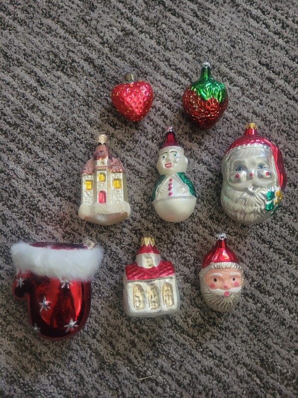 Glass Blown Christmas Ornament - 