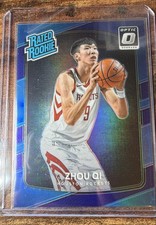 2017-18 Panini Donruss Optic - Rated Rookie Zhou Qi #151 Purple Prizm (RC)